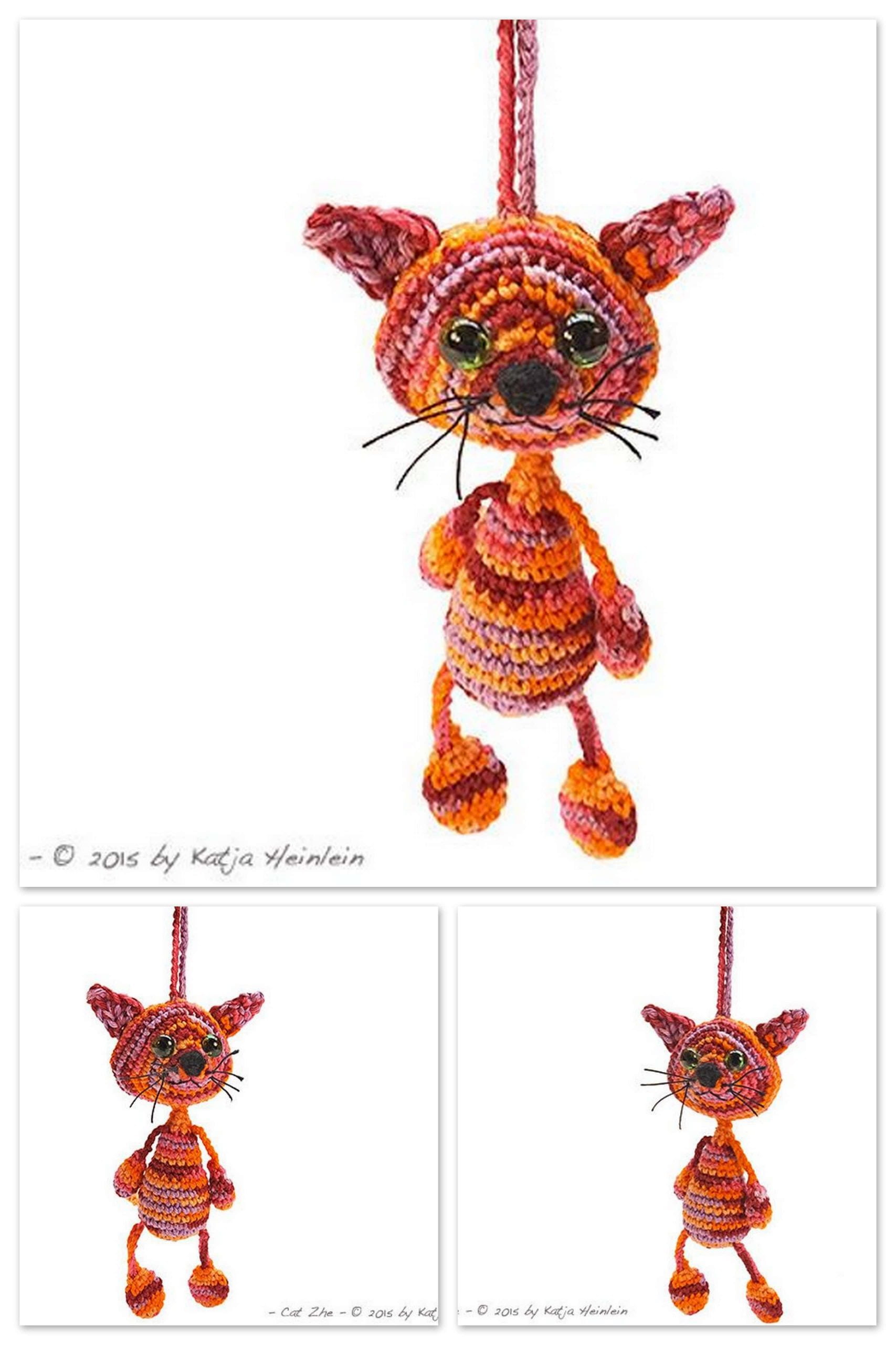 Amigurumi Mini Cat Keychain Free Pattern Handmadecraft