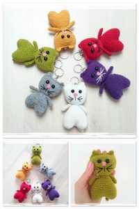 Amigurumi Mini Cat Keychain Free Pattern – Handmadecraft