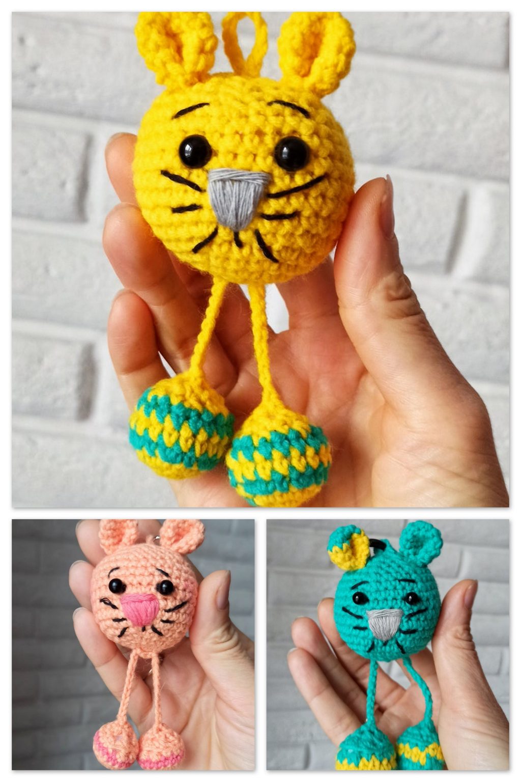 Amigurumi Mini Cat Keychain Free Pattern – Handmadecraft