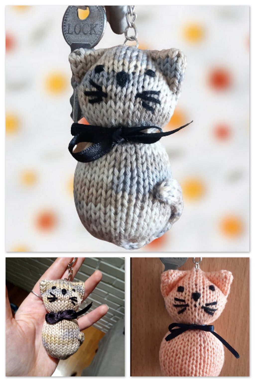 Amigurumi Mini Cat Keychain Free Pattern – Handmadecraft