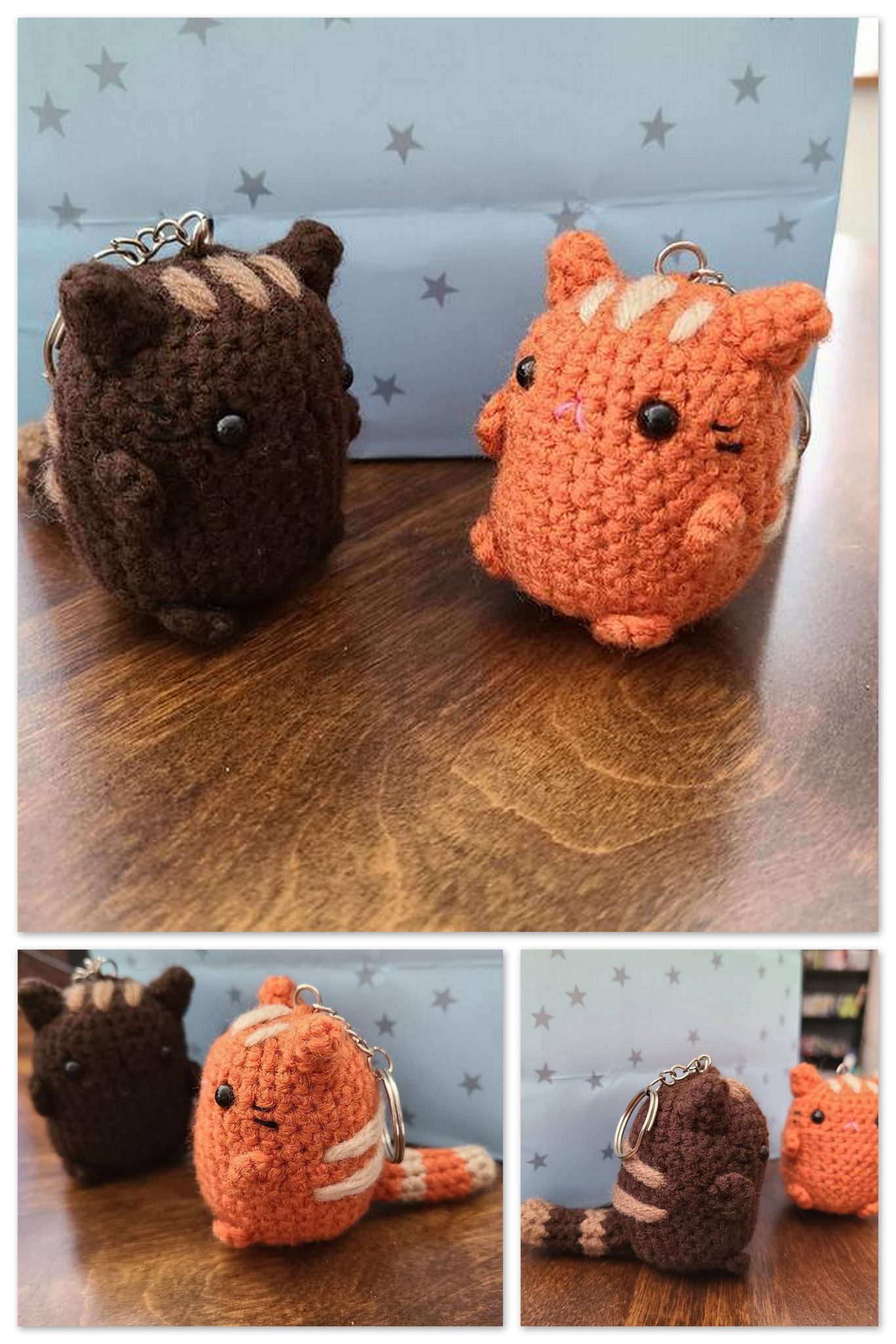 Amigurumi Mini Cat Keychain Free Pattern Handmadecraft