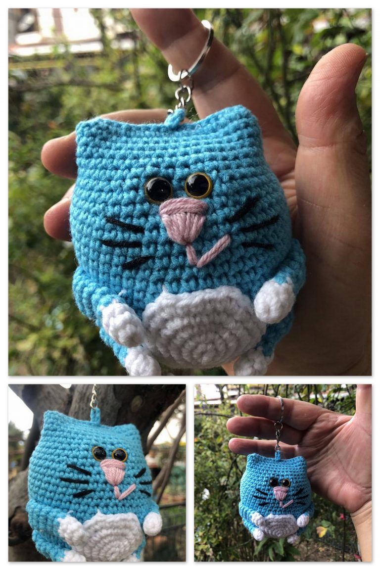 Amigurumi Mini Cat Keychain Free Pattern – Handmadecraft