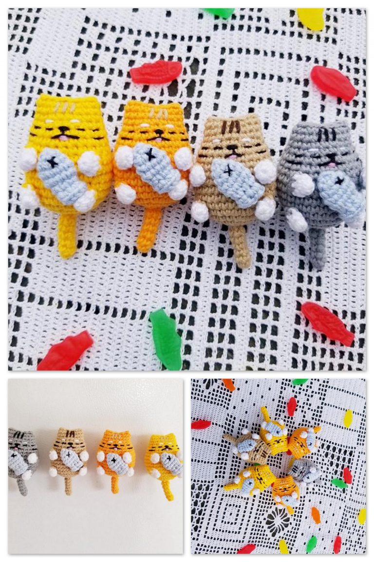 Amigurumi Mini Cat Keychain Free Pattern – Handmadecraft