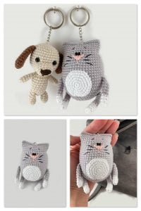 Amigurumi Mini Cat Keychain Free Pattern – Handmadecraft