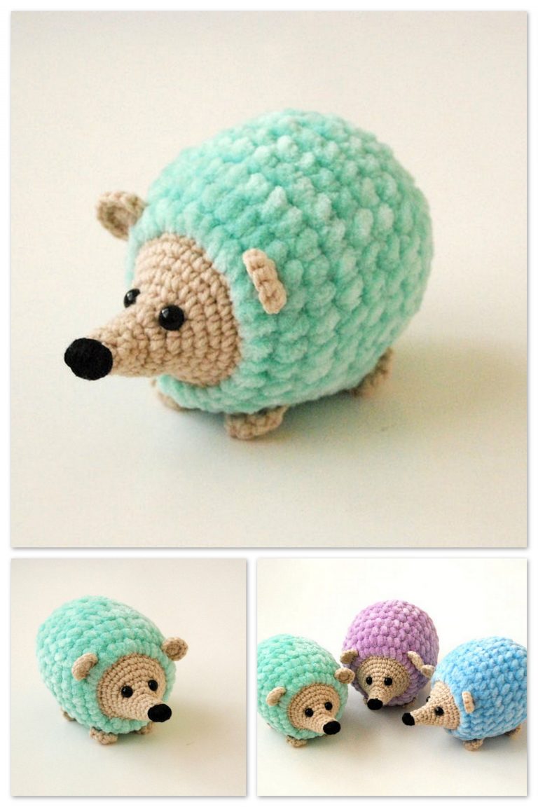 Amigurumi Rainbow Hedgehog Crochet Free Pattern Handmadecraft