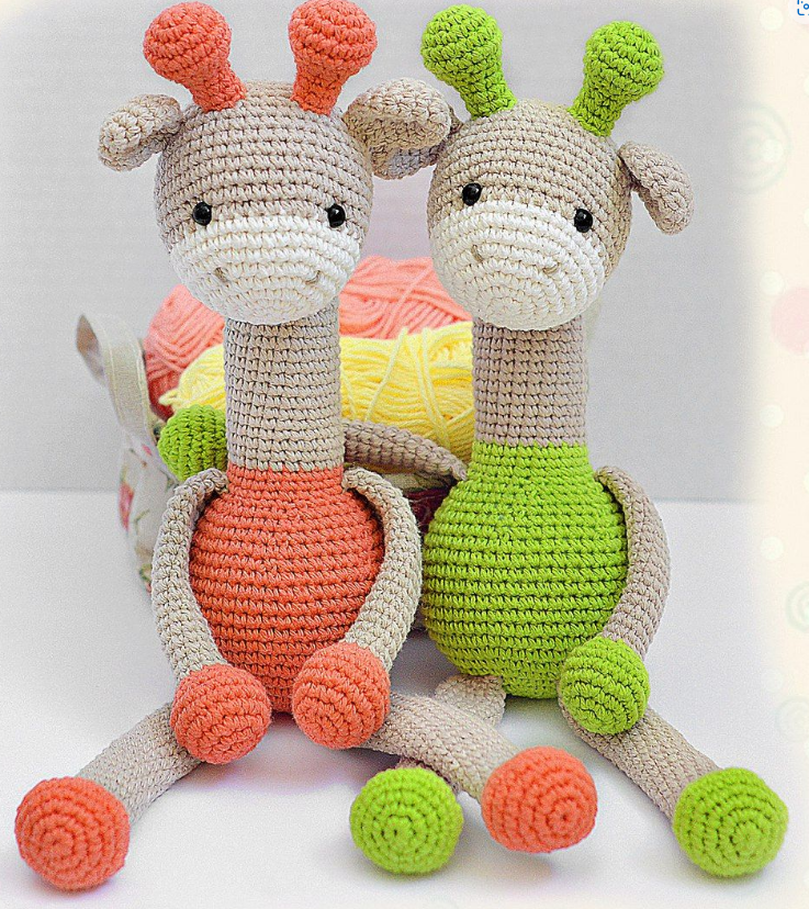 Amigurumi Colorful Giraffe Free Crochet Pattern – Handmadecraft