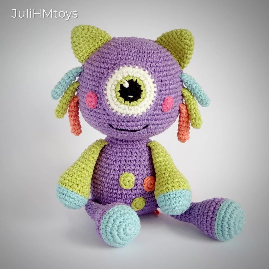 Amigurumi Monster The Mike Free Crochet Pattern – Handmadecraft