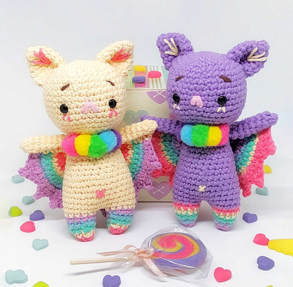 Amigurumi Candy Bat Crochet Free Pattern Handmadecraft