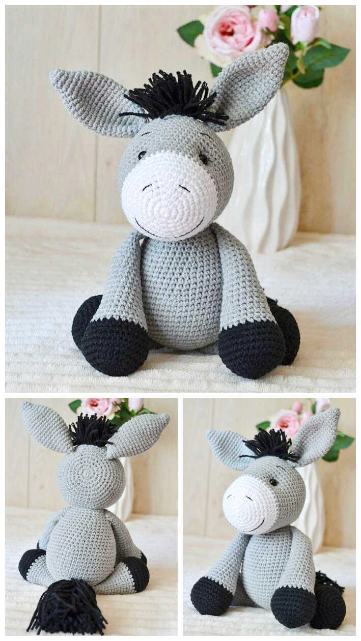 Amigurumi Free Crochet Donkey Pattern Handmadecraft