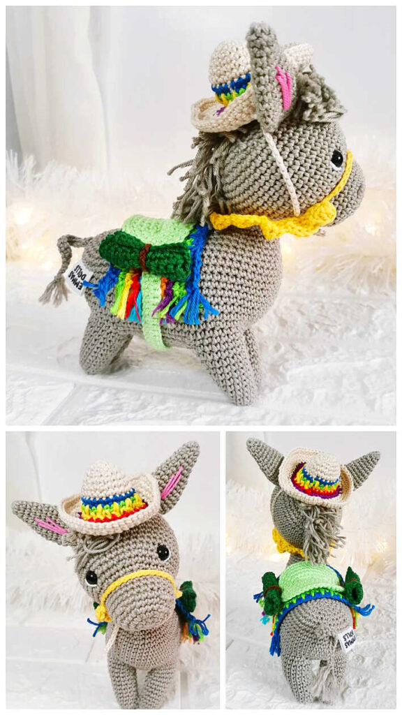 Amigurumi Free Crochet Donkey Pattern Handmadecraft