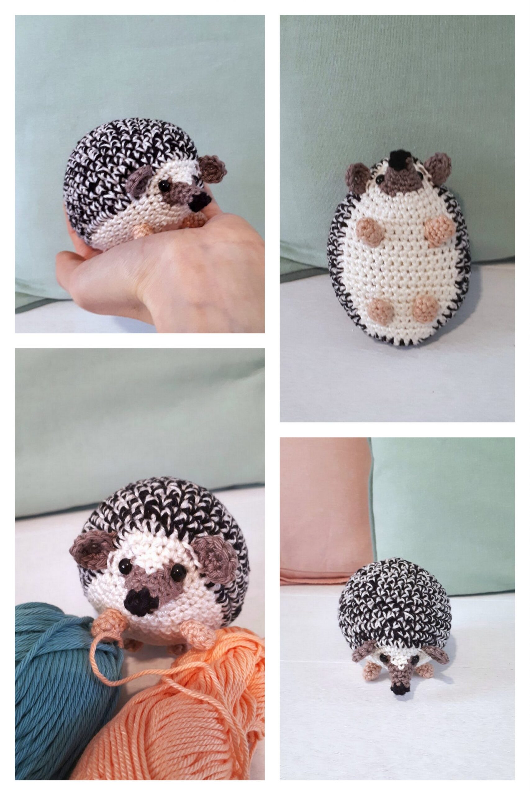 Amigurumi Hedgehogs Crochet Free Pattern Handmadecraft