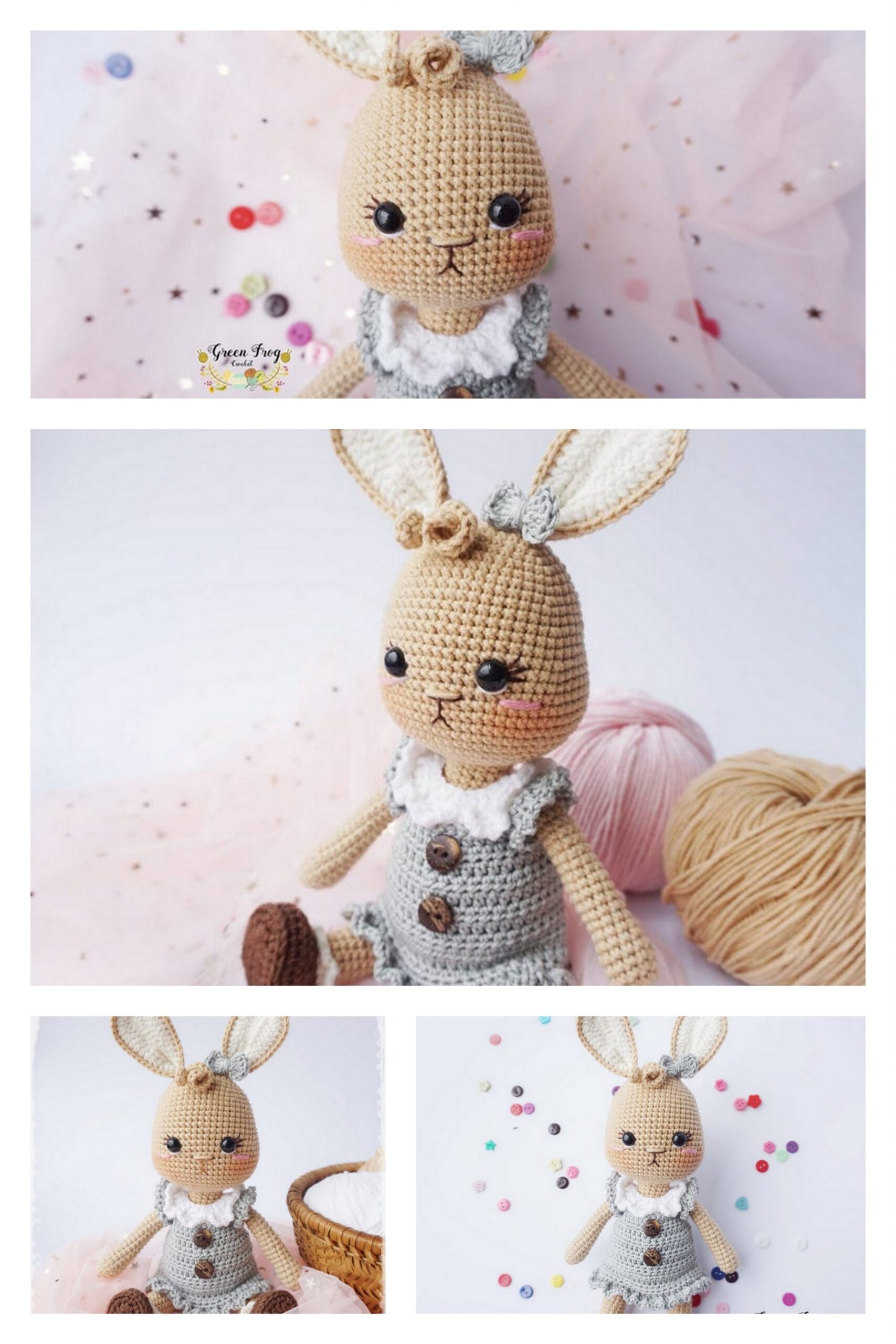 Amigurumi Jojo the Mailman Bunny Crochet Free Pattern – Handmadecraft