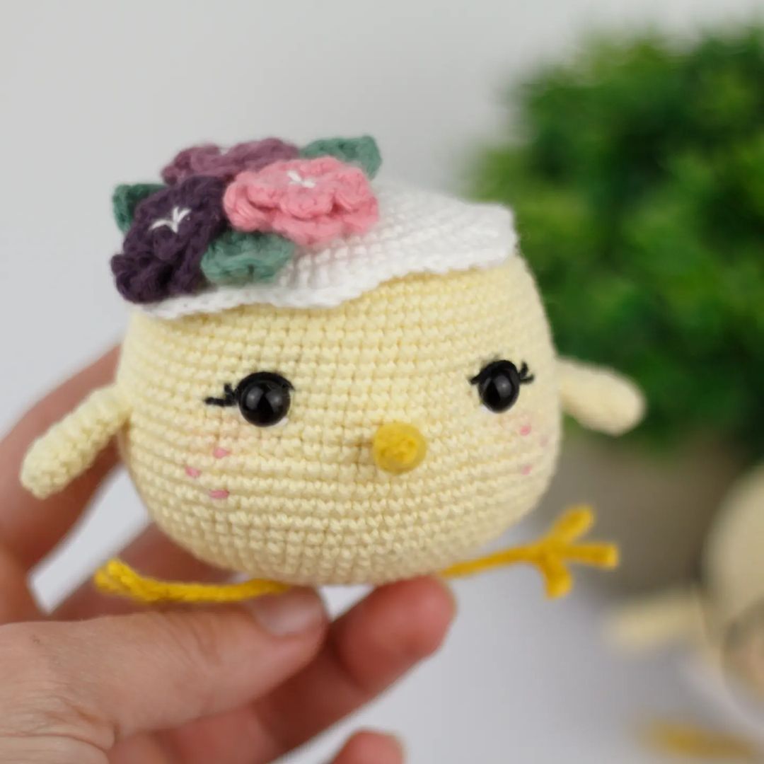 Amigurumi Blue Cute Chick Free Pattern – Handmadecraft